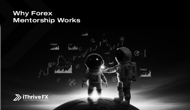 Astronauts symbolize Forex mentorship success.